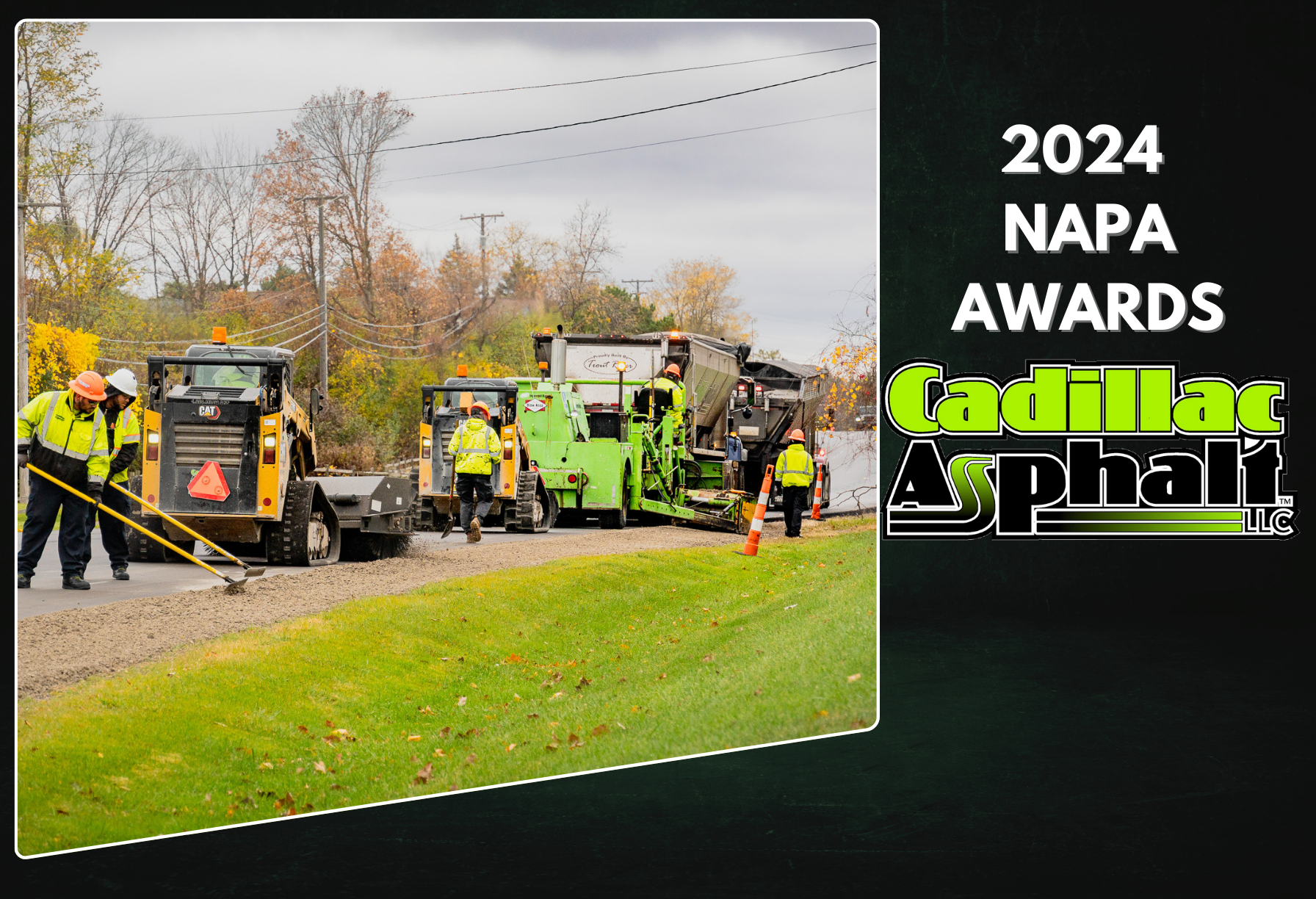 Cadillac Asphalt Wins 8 NAPA Awards for 2024 Projects